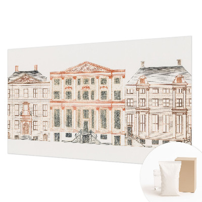 Vlies fototapeta za dječju sobu s motivom klasičnih zgrada
