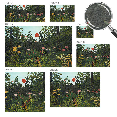Vlies fototapeta s egzotičnim krajolikom