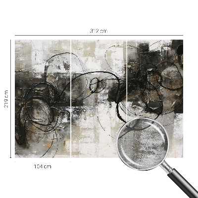 Zidna fototapeta s apstraktnim vrtlogom
