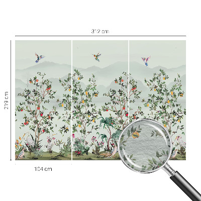 Premium fototapeta s motivom egzotičnih drveća