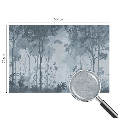 Zidna fototapeta misticizam šume u naturalističkom prikazu