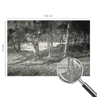 Fototapeta s tiskom s motivom mirnog krajolika
