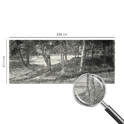Fototapeta s tiskom s motivom mirnog krajolika