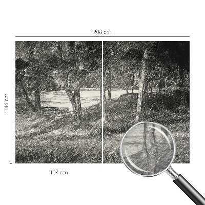 Fototapeta s tiskom s motivom mirnog krajolika