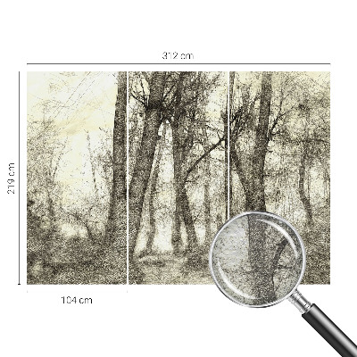 Vlies fototapeta s motivom 'Šumska melankolija'
