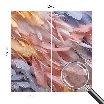 Zidna fototapeta od flisa Pastelno perje