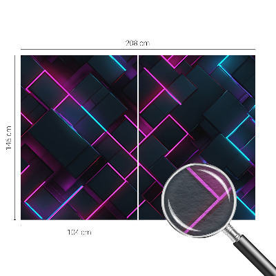 Fototapeta za zid Neonska geometrija