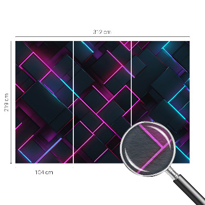Fototapeta za zid Neonska geometrija