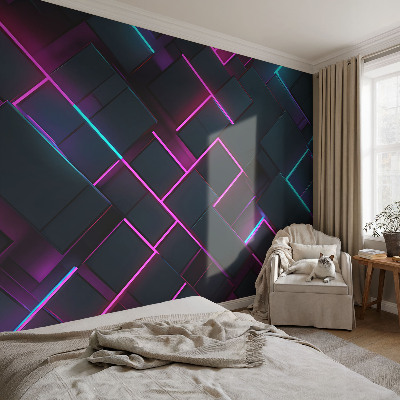 Fototapeta za zid Neonska geometrija
