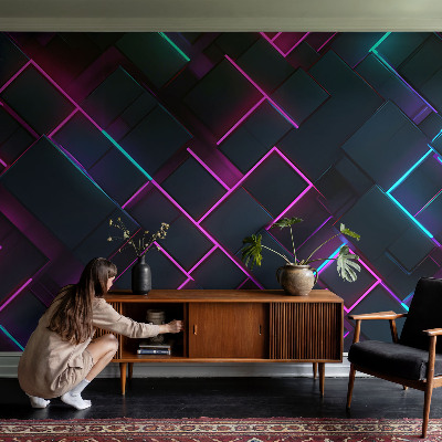 Fototapeta za zid Neonska geometrija