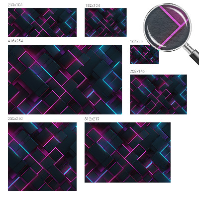 Fototapeta za zid Neonska geometrija