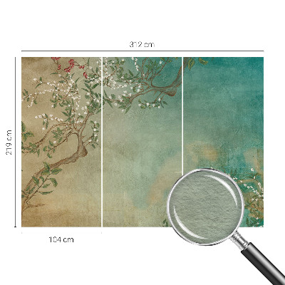 Fototapeta po mjeri s uzorkom cvjetne harmonije