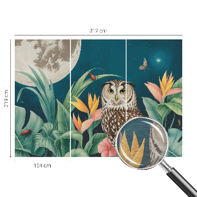 Zidna fototapeta od flisa s motivom Mjesečevog safarija