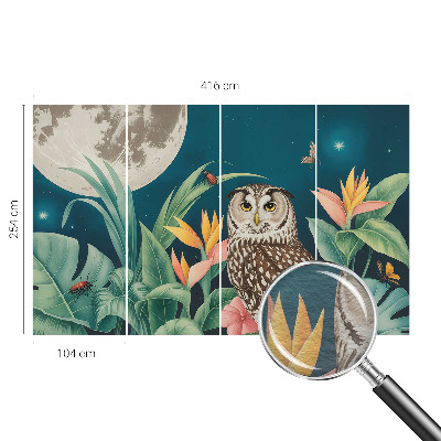 Zidna fototapeta od flisa s motivom Mjesečevog safarija
