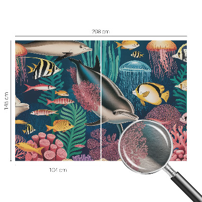 Vlies fototapeta za dječju sobu s motivom podvodne faune