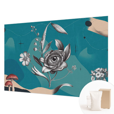 Premium fototapeta s motivom cvjetnog oka