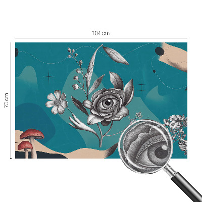 Premium fototapeta s motivom cvjetnog oka