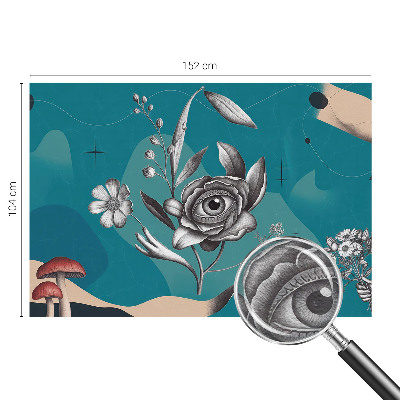 Premium fototapeta s motivom cvjetnog oka