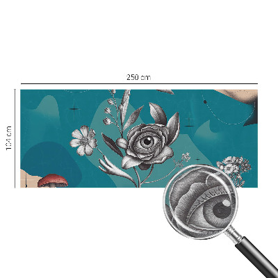 Premium fototapeta s motivom cvjetnog oka