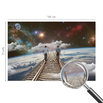 Zidna dekoracija fototapeta sa motivom svemirskog putovanja