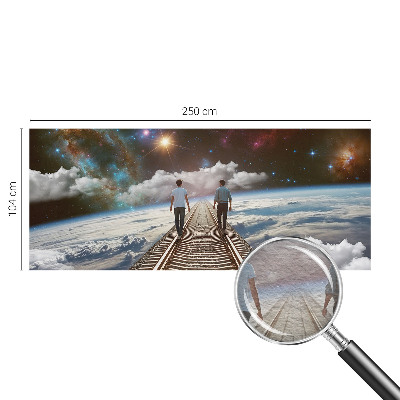 Zidna dekoracija fototapeta sa motivom svemirskog putovanja