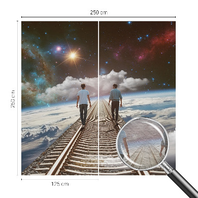 Zidna dekoracija fototapeta sa motivom svemirskog putovanja