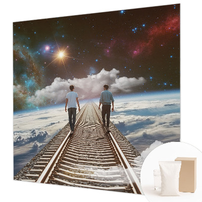Zidna dekoracija fototapeta sa motivom svemirskog putovanja