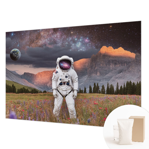 Fototapeta za spavaću sobu s motivom kozmičkog krajolika