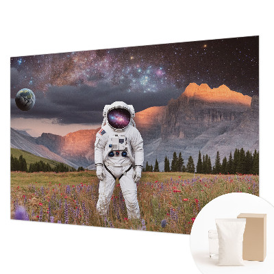 Fototapeta za spavaću sobu s motivom kozmičkog krajolika