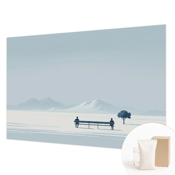 Fototapeta s tiskom s minimalističkim krajolikom