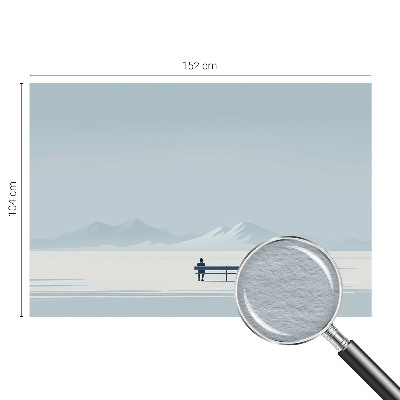 Fototapeta s tiskom s minimalističkim krajolikom