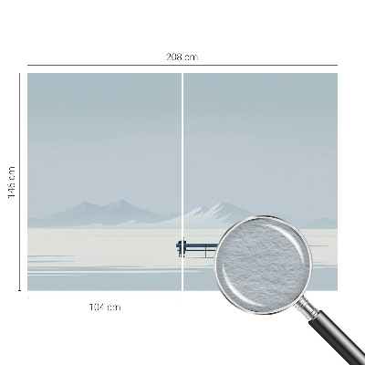 Fototapeta s tiskom s minimalističkim krajolikom