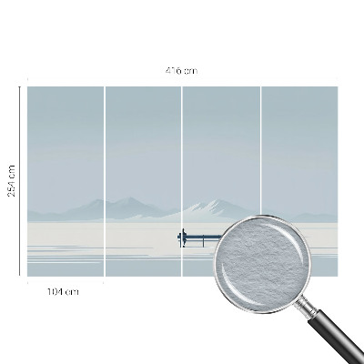 Fototapeta s tiskom s minimalističkim krajolikom