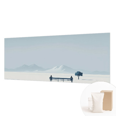 Fototapeta s tiskom s minimalističkim krajolikom