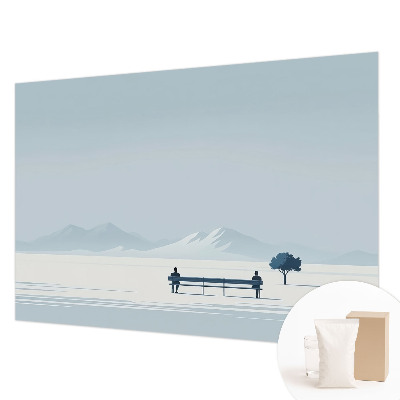 Fototapeta s tiskom s minimalističkim krajolikom