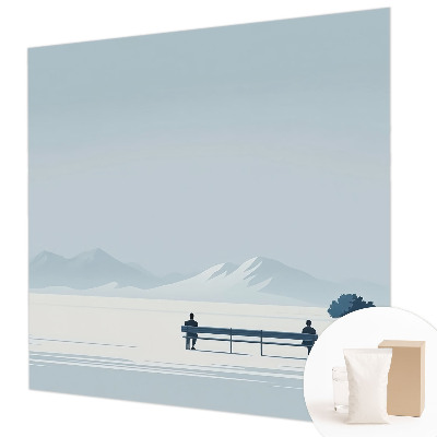 Fototapeta s tiskom s minimalističkim krajolikom