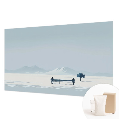 Fototapeta s tiskom s minimalističkim krajolikom