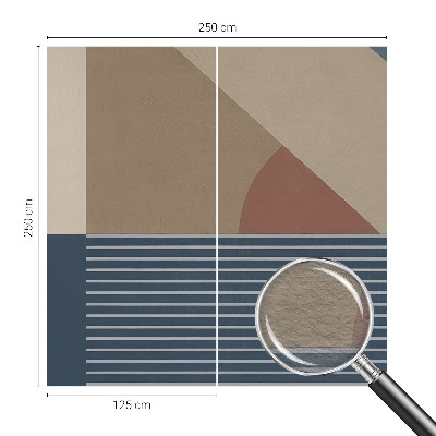 Fototapeta za zid s motivom harmonične geometrije