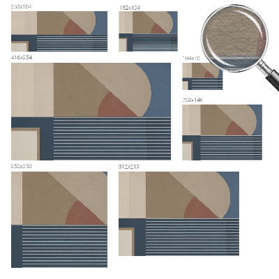 Fototapeta za zid s motivom harmonične geometrije