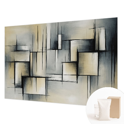 Moderna fototapeta s apstraktnim geometrijskim motivom
