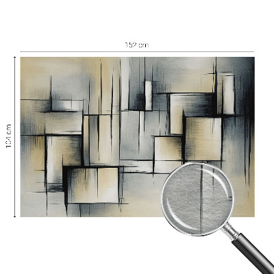 Moderna fototapeta s apstraktnim geometrijskim motivom