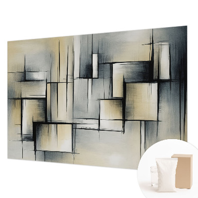 Moderna fototapeta s apstraktnim geometrijskim motivom