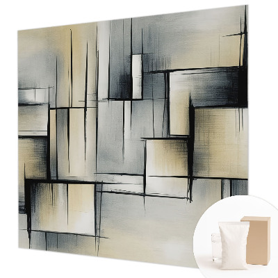 Moderna fototapeta s apstraktnim geometrijskim motivom