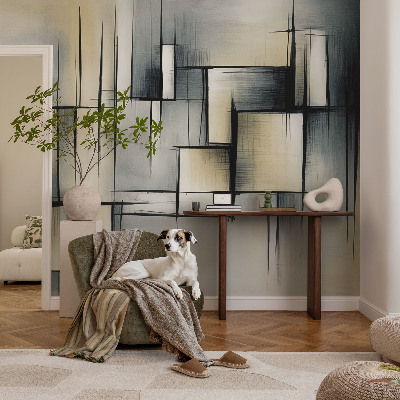 Moderna fototapeta s apstraktnim geometrijskim motivom