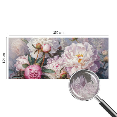 Fototapeta za dnevni boravak s motivom buketa božura