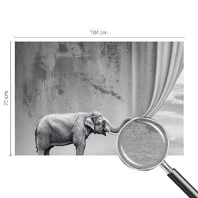 Visokokvalitetna fototapeta s nadrealističkim motivom slona