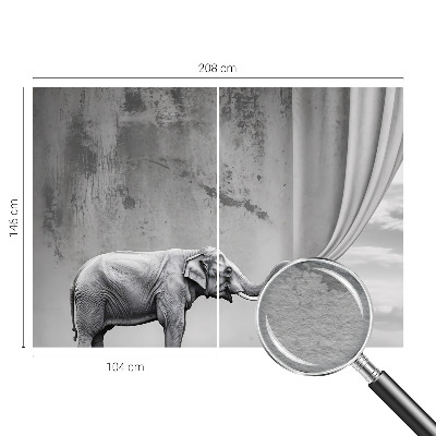 Visokokvalitetna fototapeta s nadrealističkim motivom slona