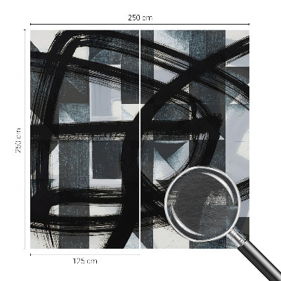 Vlies fototapeta s motivom ekspresivne geometrije