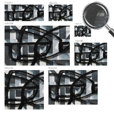 Vlies fototapeta s motivom ekspresivne geometrije