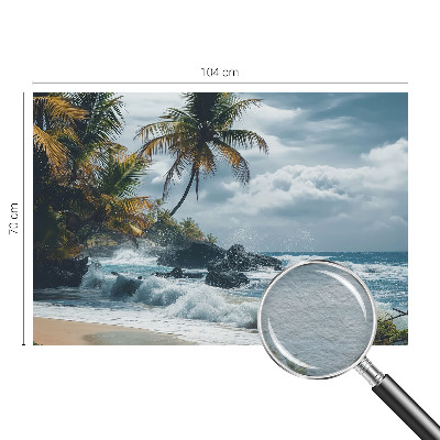 Fototapeta po mjeri s motivom egzotične plaže po željenim dimenzijama